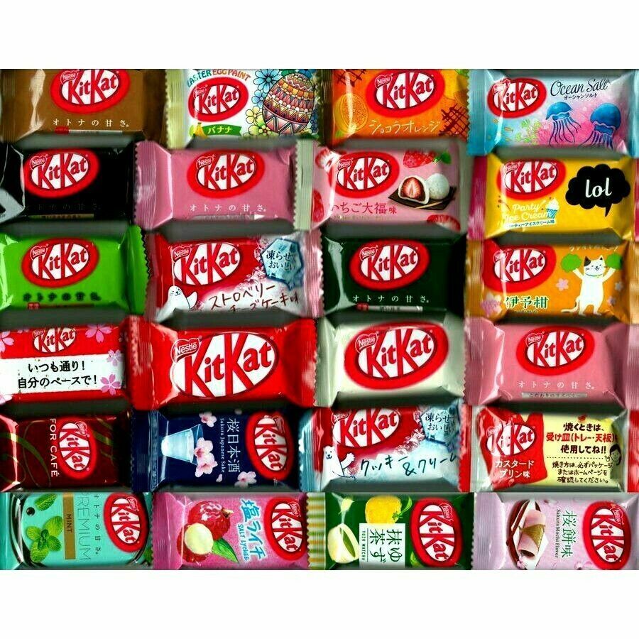 Unique Japanese KitKat flavors.
