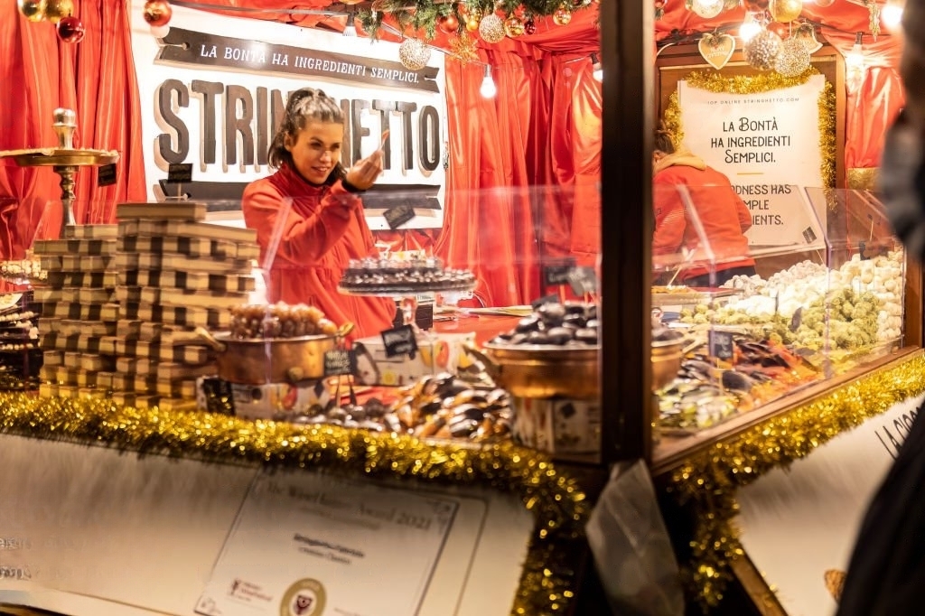 A millennial selling craft chocolate.