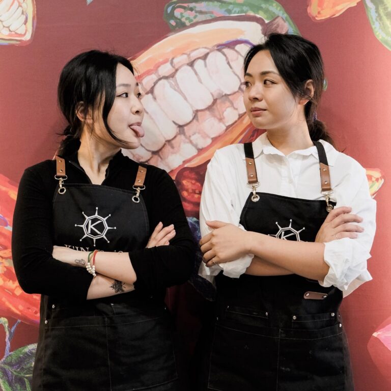 K'in Cacao founders Vivian and Angela Yang